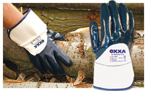 OXXA X Nitrile Pro, goed grip in zowel vochtige als droge omstandigheden.